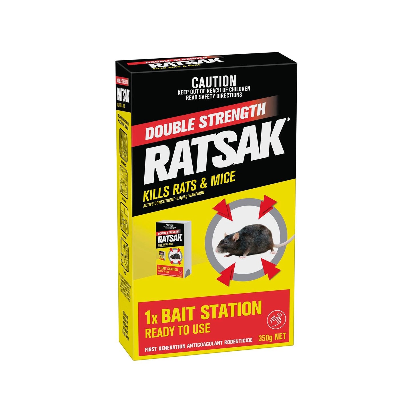 Ratsak Bait Station - 350g