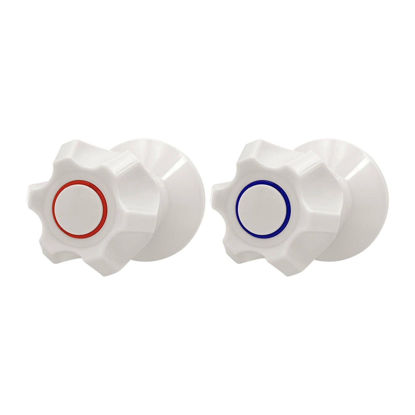 Shaw & Mason Ivory Six Point Style Wall Top Assembly - Pair