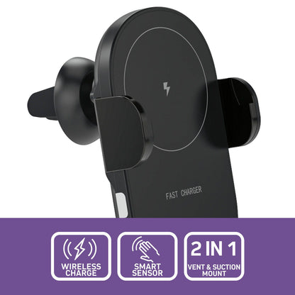 Antsig 15W Wireless Car Charger - 110 x 50 x 70mm