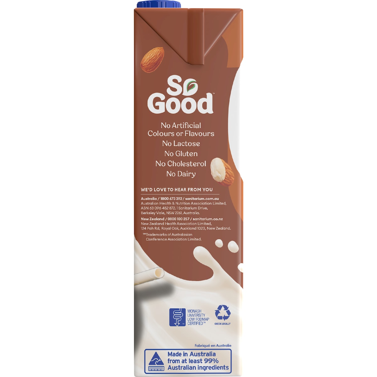 Sanitarium So Good Almond Long Life Milk Uht 1l