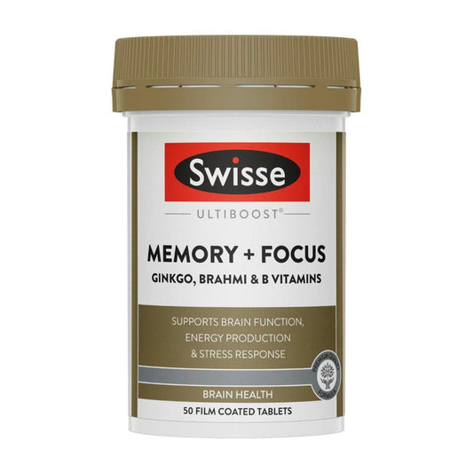 Swisse Ultiboost Memory & Focus Supports Brain Function and Stress Response ... 50 pack