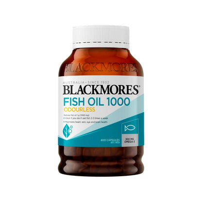 Blackmores Odourless Fish Oil Omega-3 Capsules - 400 pack