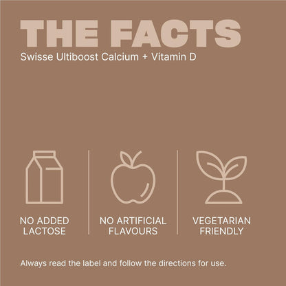 Swisse Ultiboost Calcium + Vitamin d Tablets For Bone Health 90 Pack