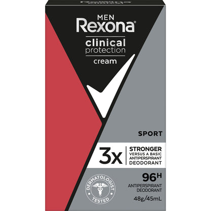 Rexona For Men Clinical Protection Antiperspirant Deodorant Sport 45ml