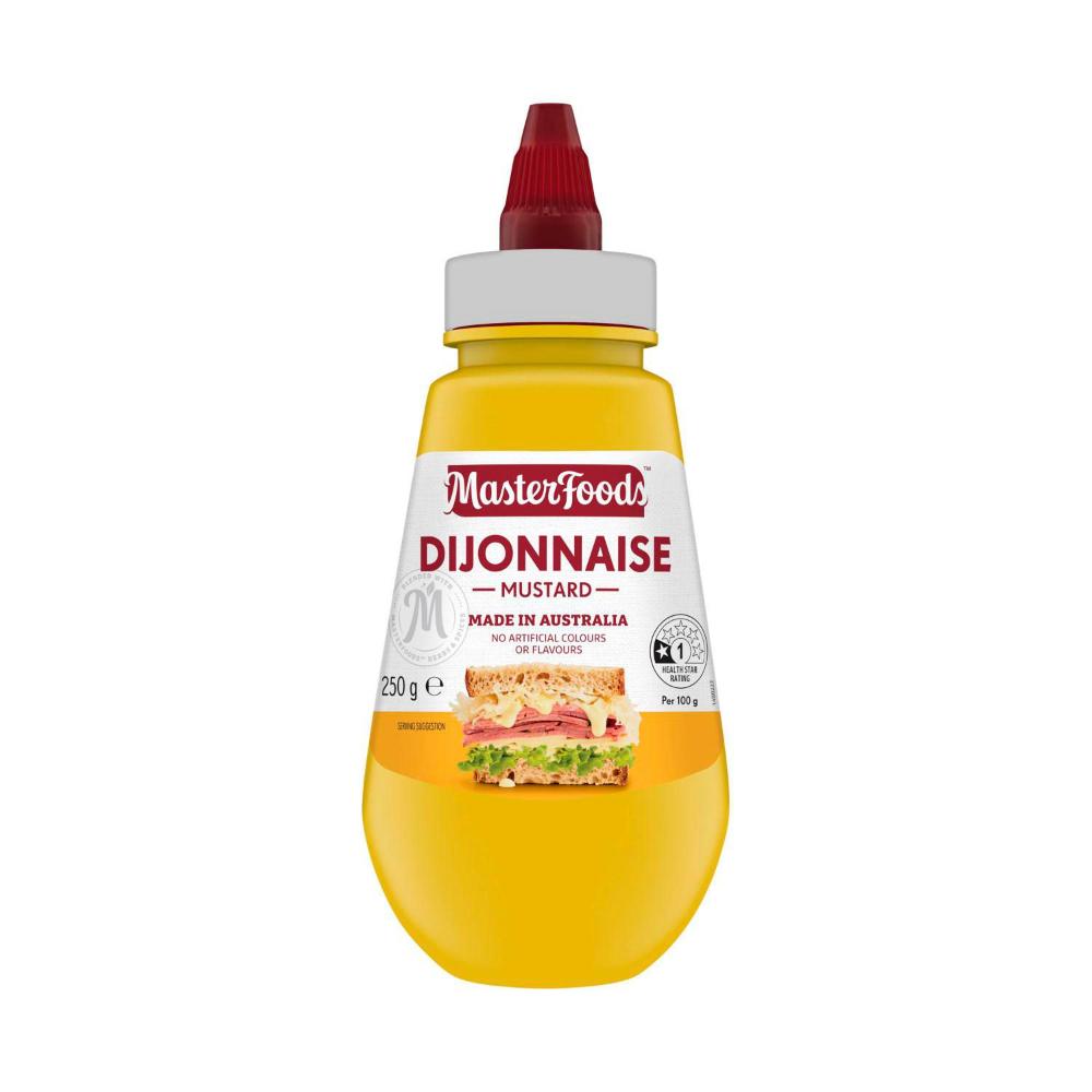 MasterFoods Dijonnaise Mustard Smooth & Creamy - 250g