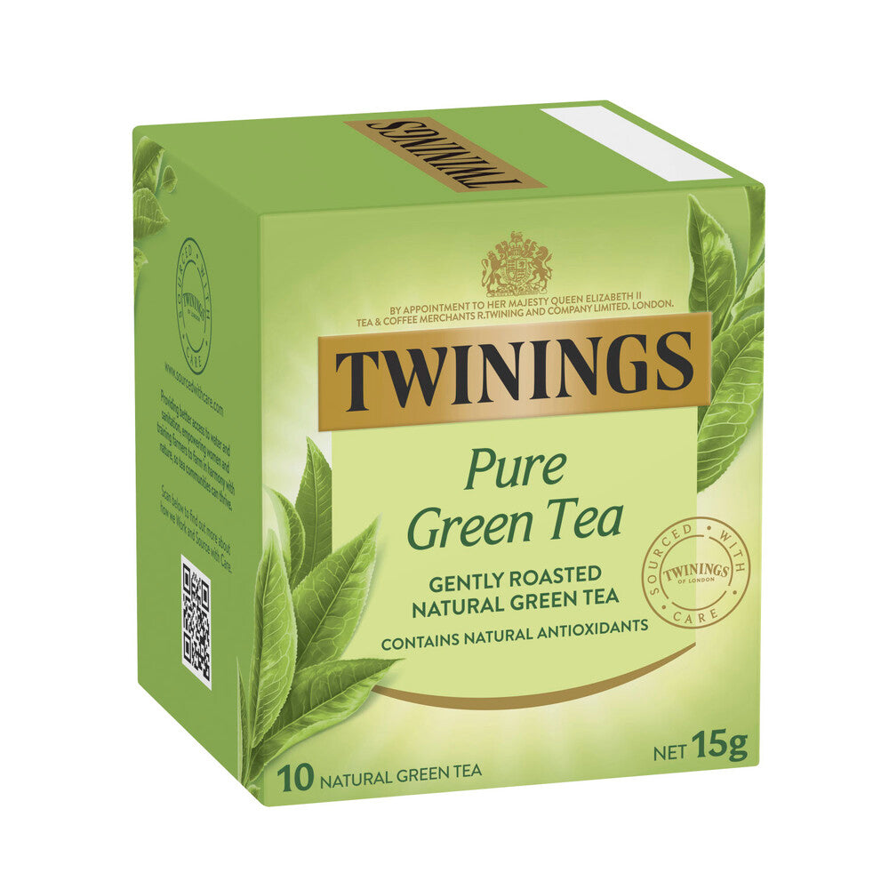 Twinings Pure Green Tea Bags 10 Pack - 15g