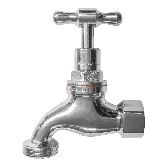 Kinetic 15mm Chrome Male & Female Garden Tap