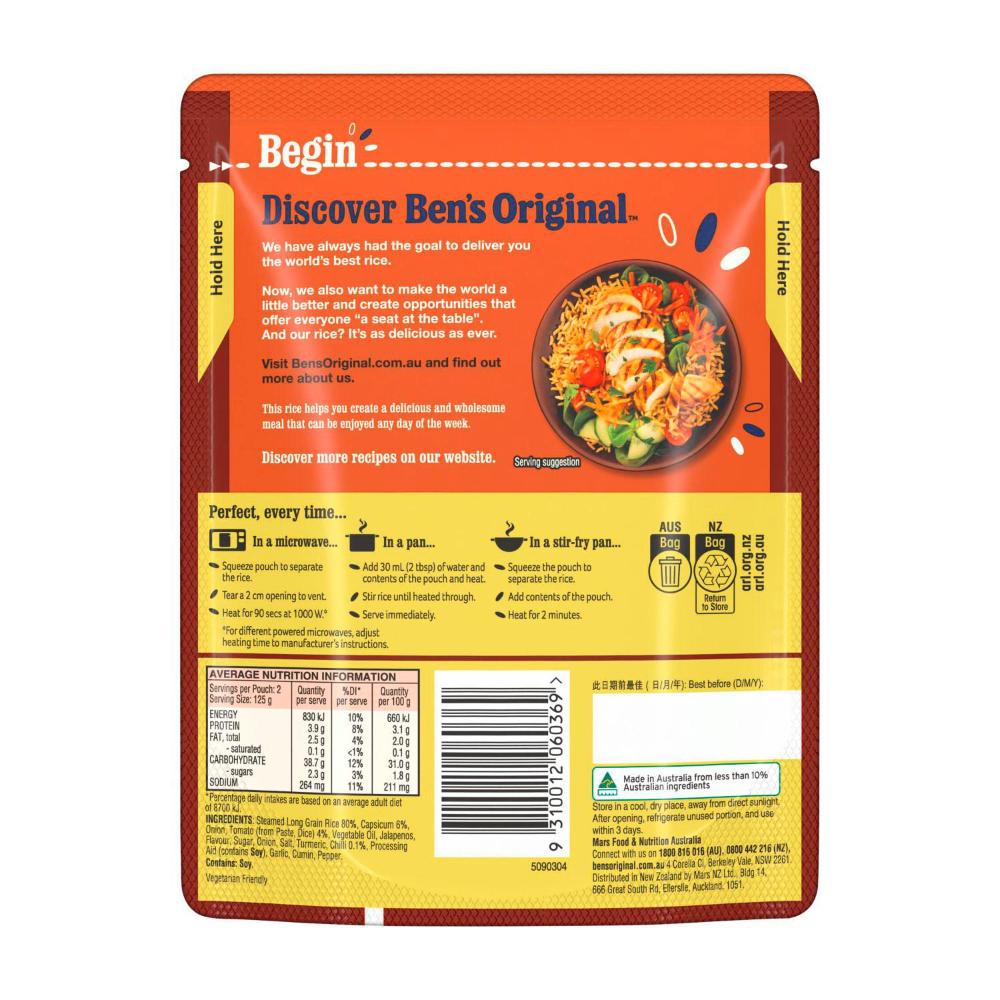 Ben's Original Mexican Style Rice Pouch - 250g