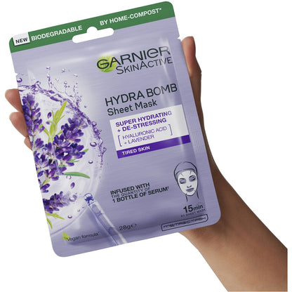 Garnier Skin Active Hydra Bomb Sheet Face Mask Lavender Each