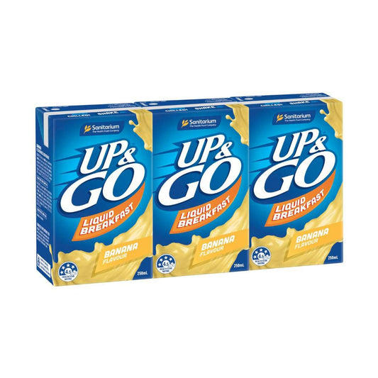 UP&GO Liquid Breakfast Banana 3x250ml - 750mL