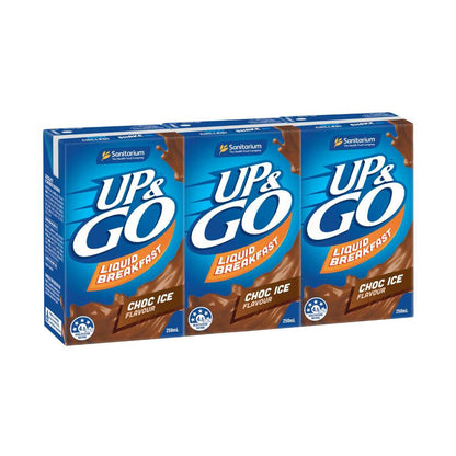 Sanitarium Up&go Liquid Breakfast Choc Ice 3x250ml - 750mL