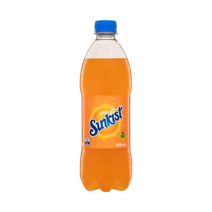 Sunkist Soft Drink Orange - 600mL