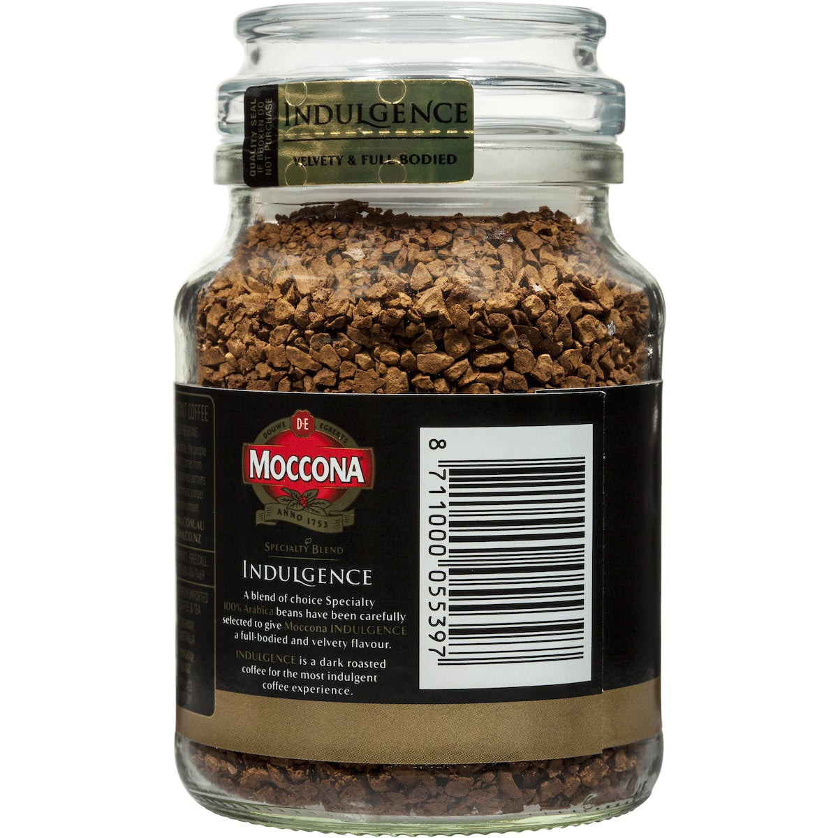 Moccona Freeze Dried Instant Coffee Specialty Blend Indulgence 100g