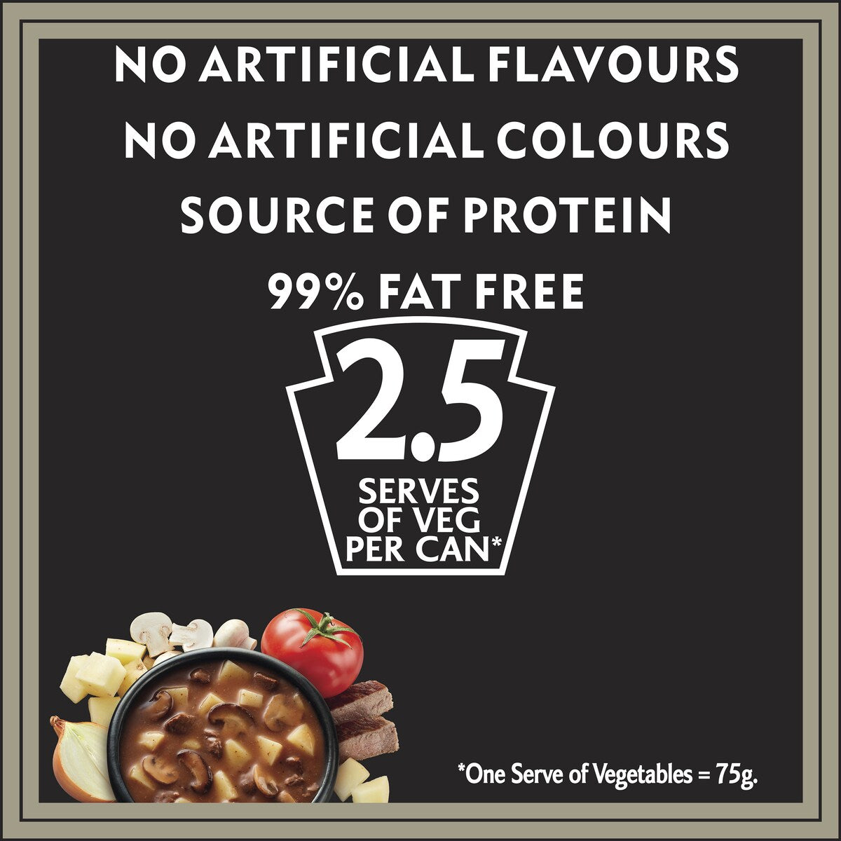Heinz Big N Chunky Steak & Mushroom Soup Ready Meals 535g