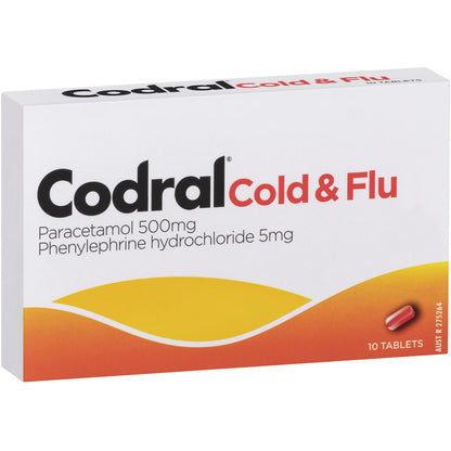 Codral Cold & Flu Tablets 10 Pack