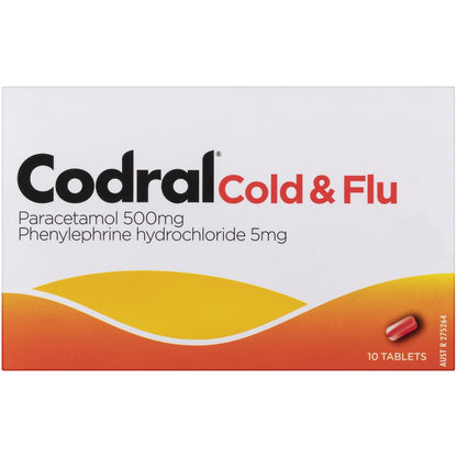 Codral Cold & Flu Tablets 10 Pack