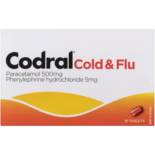 Codral Cold & Flu Tablets 10 Pack