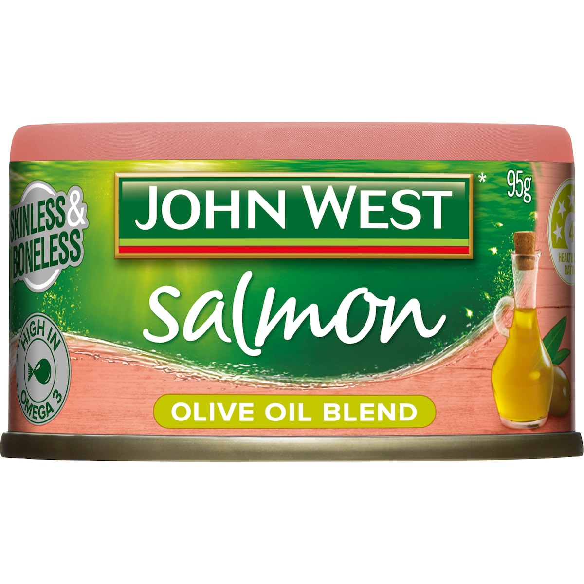 John West Salmon In Olive Oil Blend 95g