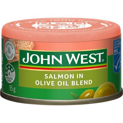 John West Salmon In Olive Oil Blend 95g