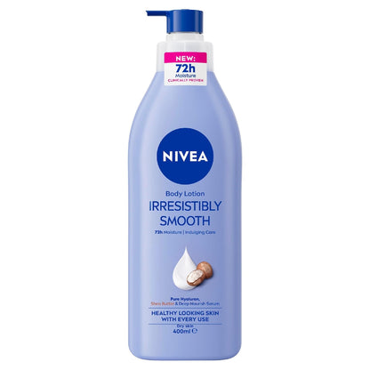 Nivea Irresistibly Smooth Lotion With Moisturising Serum 72hr 400ml