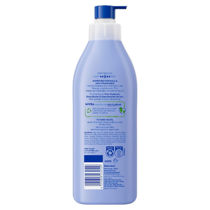 Nivea Irresistibly Smooth Lotion With Moisturising Serum 72hr 400ml