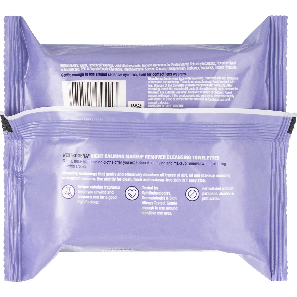 Neutrogena Night Calming Makeup Remover Cleansing Wipes 25 pack