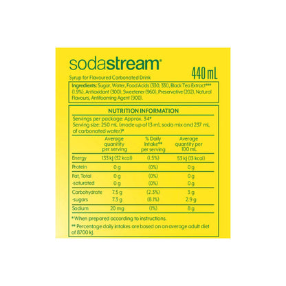 Sodastream Lipton Ice Tea Lemon Soda Mix - 440mL