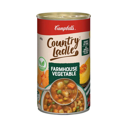 Campbell's Country Ladle Soup Can Farmhouse Vegetable - 495g