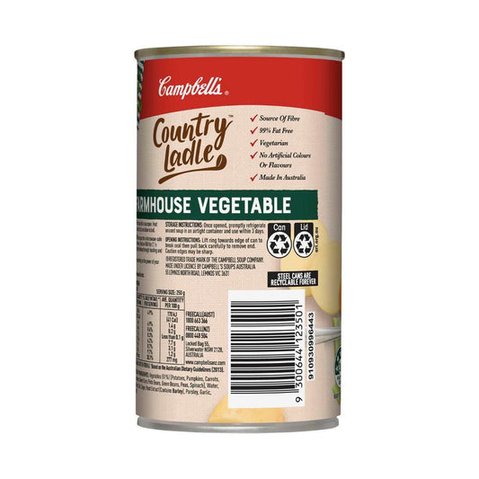 Campbell's Country Ladle Soup Can Farmhouse Vegetable - 495g