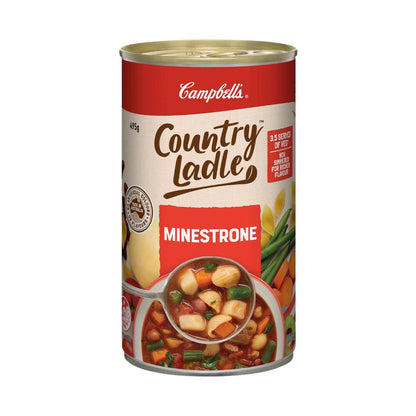 Campbell's Country Ladle Soup Can Minestrone - 495g