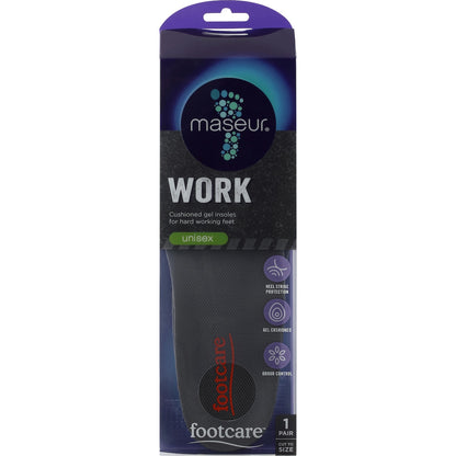 Maseur Footcare Work Insoles Pair Each