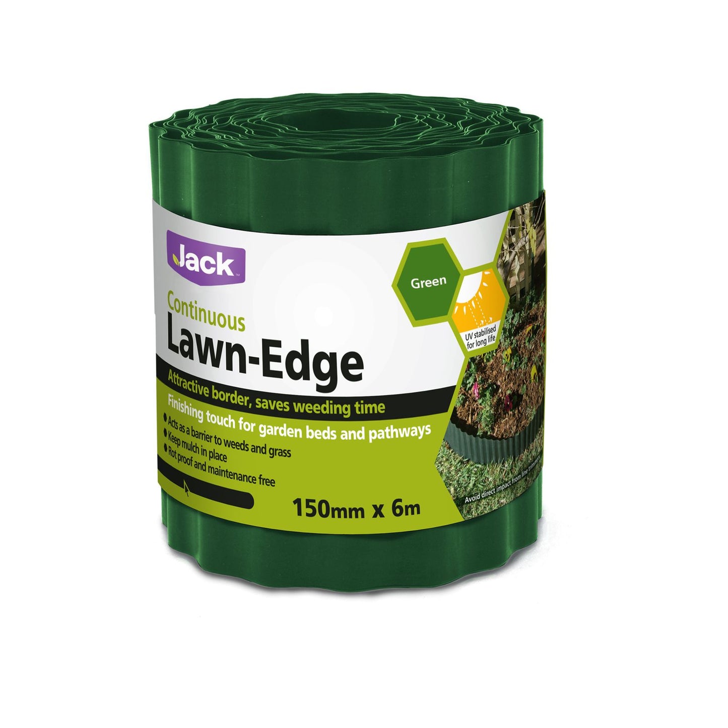 Jack Continuous Lawn Edge - 150mm x 6m