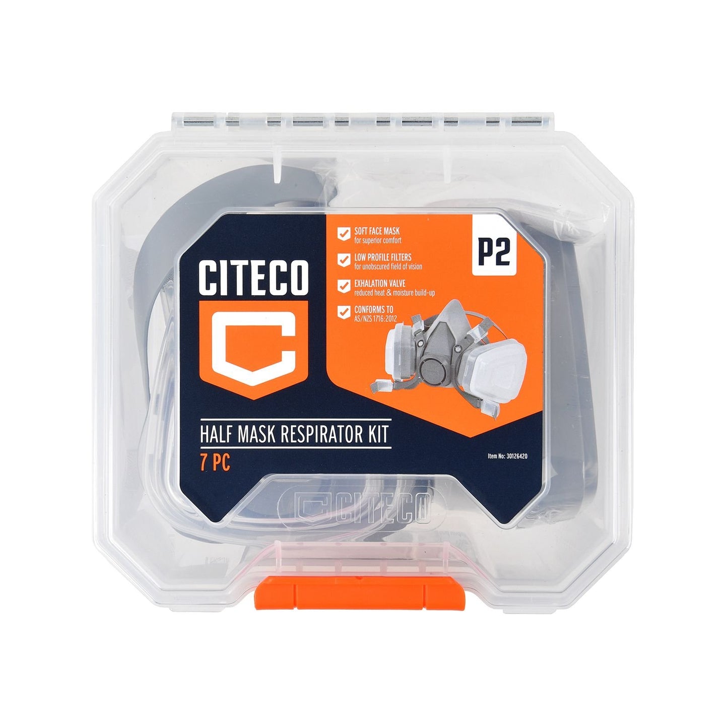 Citeco P2 Half Face Respirator Kit - 165 x 100 x 170mm