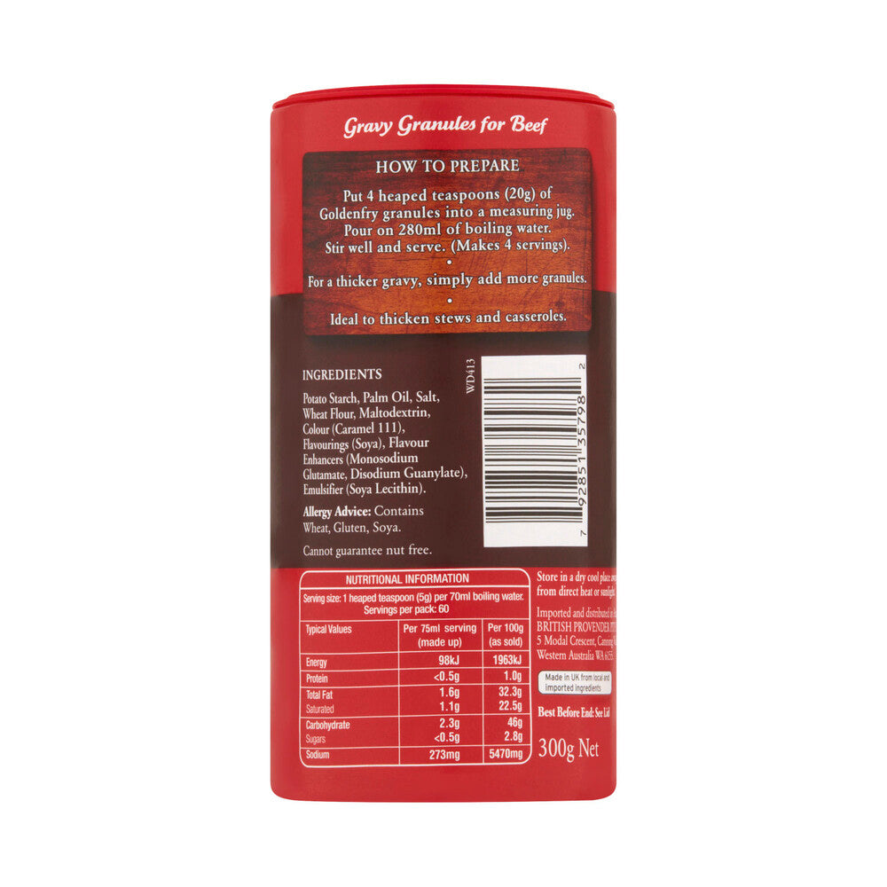 Goldenfry Beef Gravy Granules - 300g