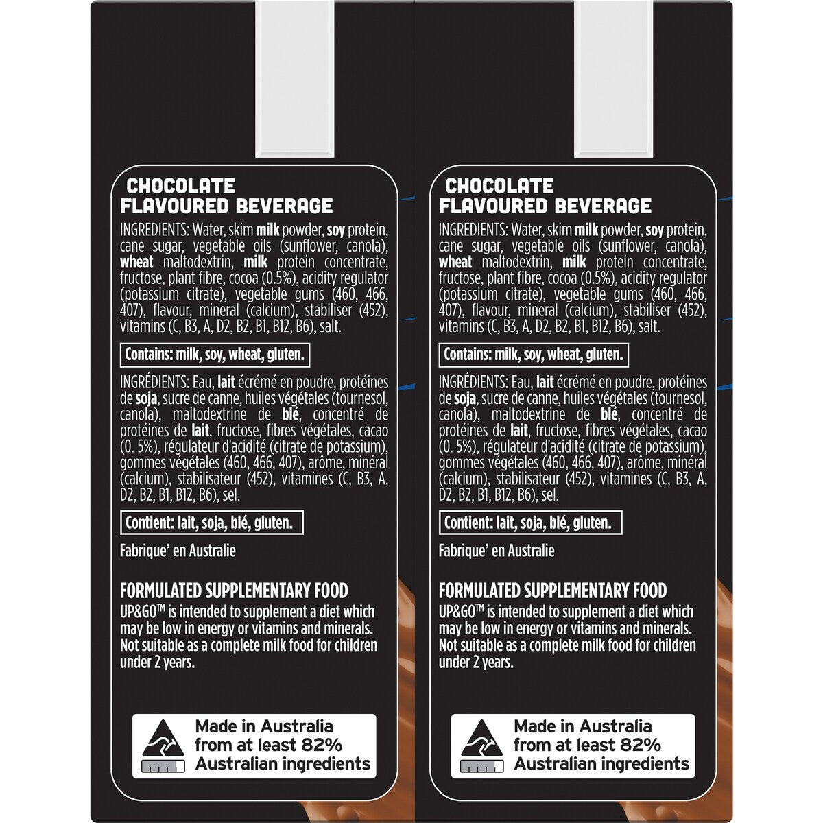 Sanitarium Up&Go Protein Energize Choc 250ml x6 Pack