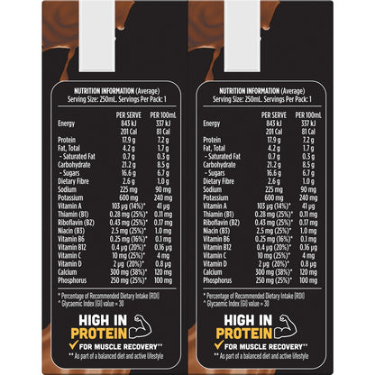 Sanitarium Up&Go Protein Energize Choc 250ml x6 Pack