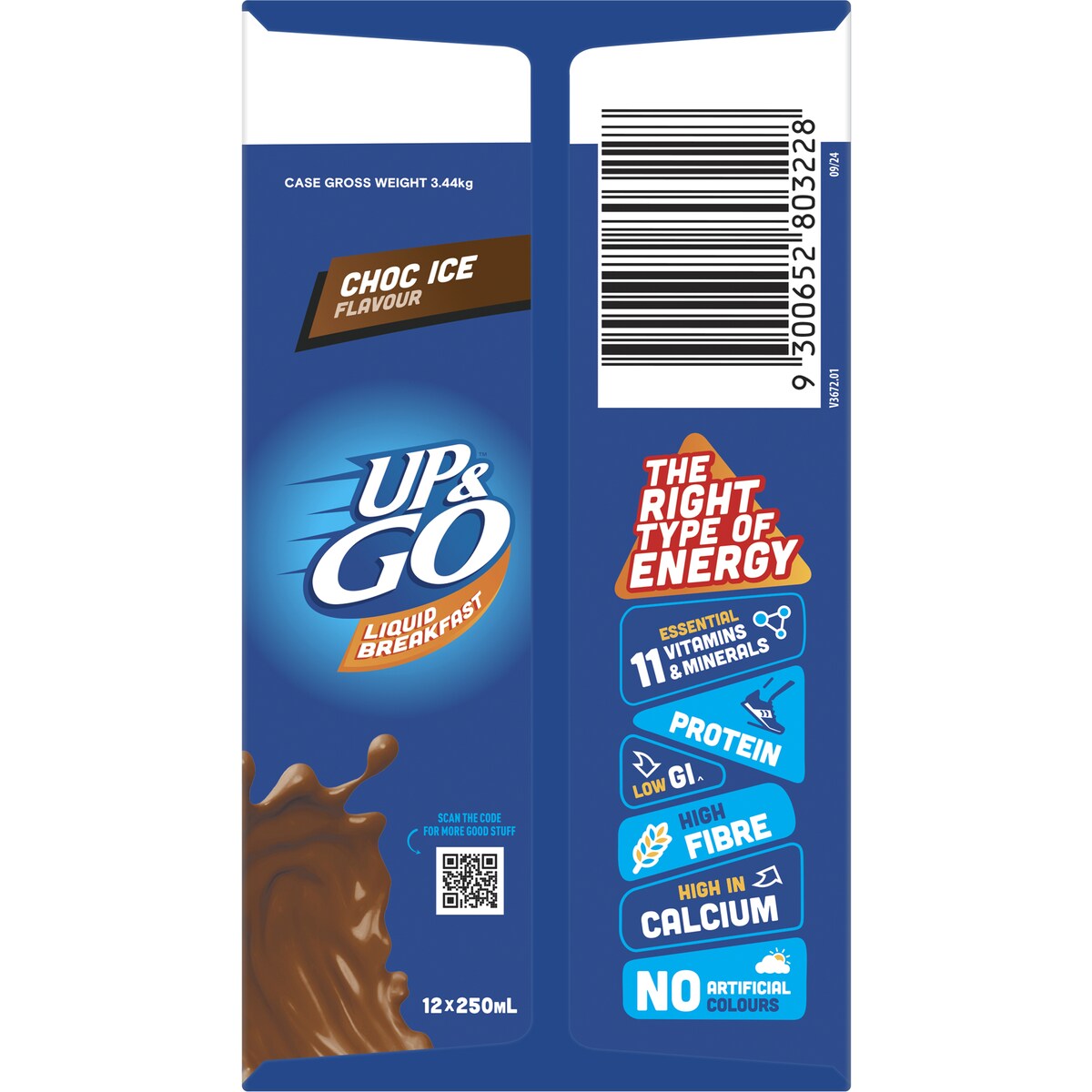 Sanitarium Up&Go Liquid Breakfast Choc Ice 12 Pack