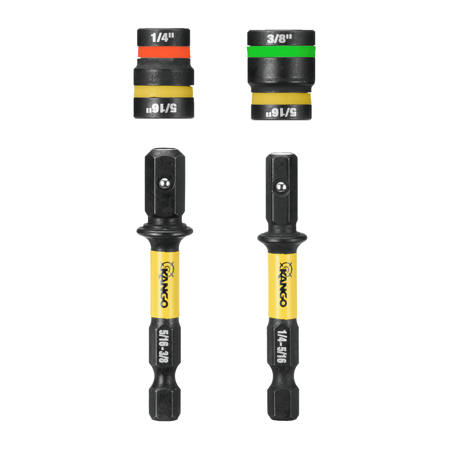 Kango Hypertorque Impact Magnetic Cleanable Nut Setter - 1/4" to 3/8" - 2 Pack