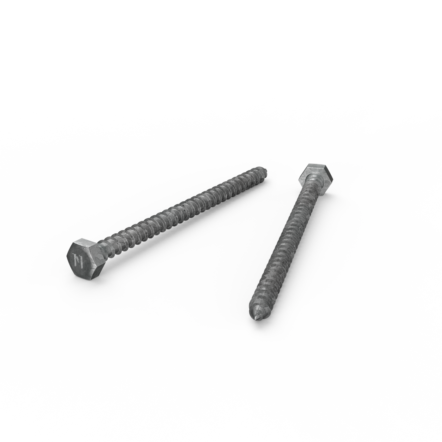 Zenith Hot Dip Galvanised Hex Head Coach Screws - M8 x 120mm - 25 Pack
