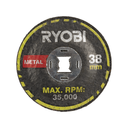 Ryobi Twist Lock Grinding Discs - 38mm - 2 Pack