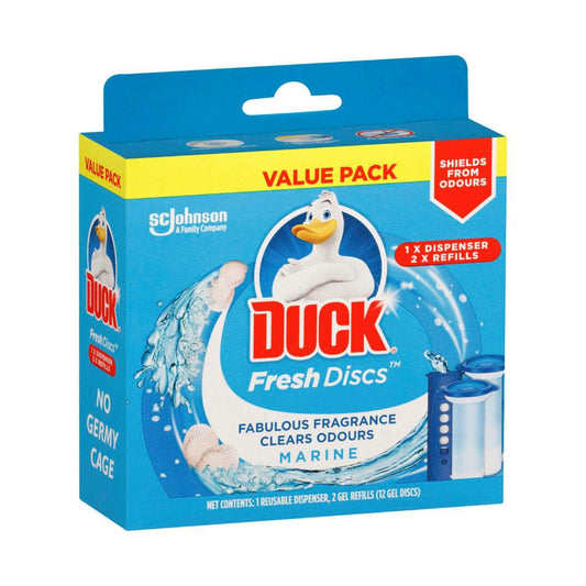 Duck Fresh Discs Toilet Cleaner Marine Value 2x36ml - 72mL