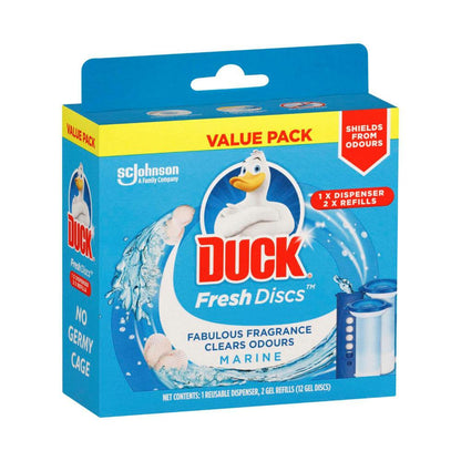Duck Fresh Discs Toilet eaner Marine Value 2x36ml - 72mL