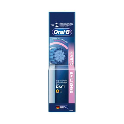 Oral B Sensitive Clean Electric Toothbrush Replacement Heads - 2 Pack