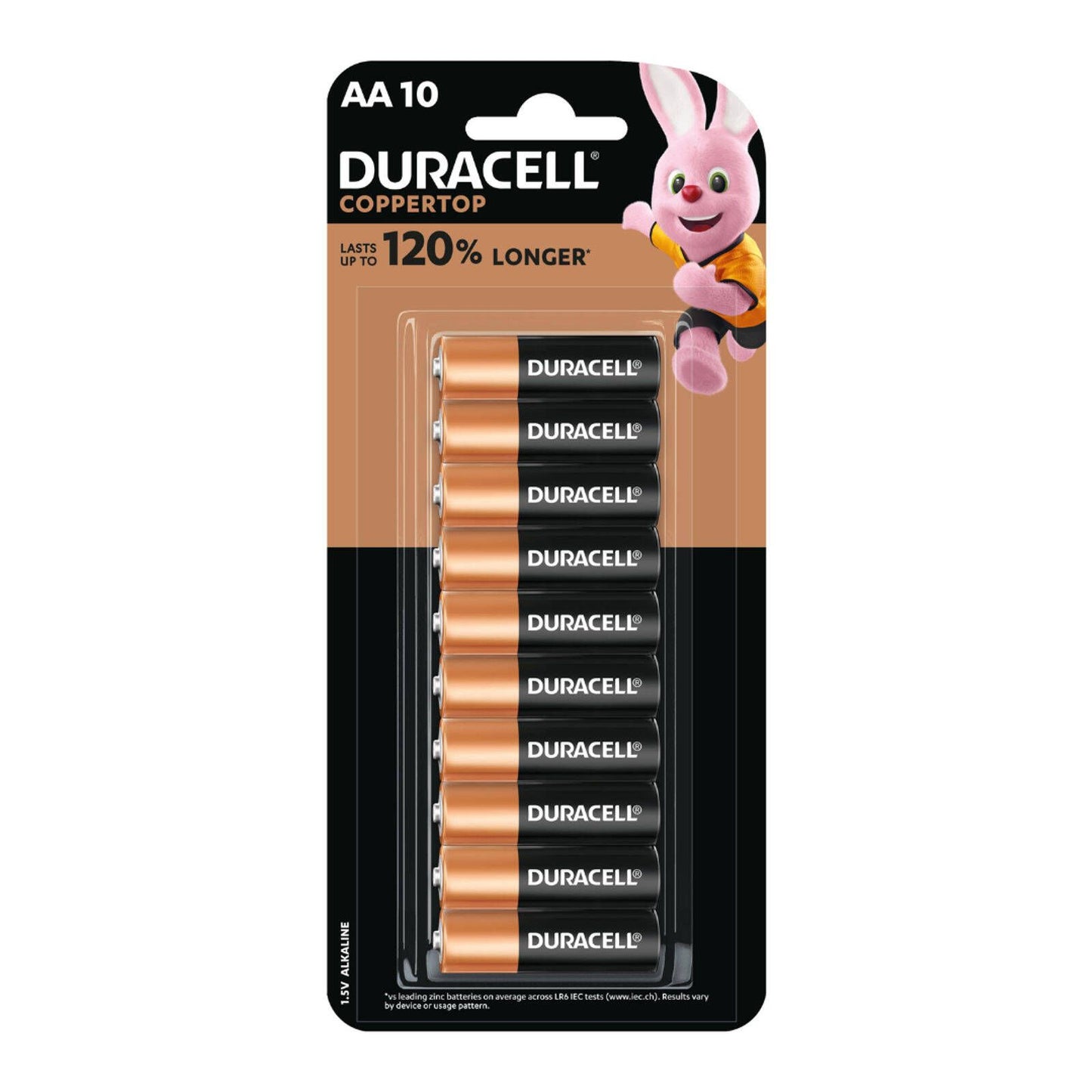 Duracell Coppertop AA Batteries - 10 Pack