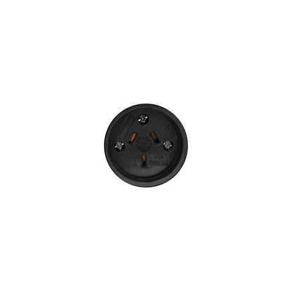 HPM Rewirable Rubber Socket - 10A - Black