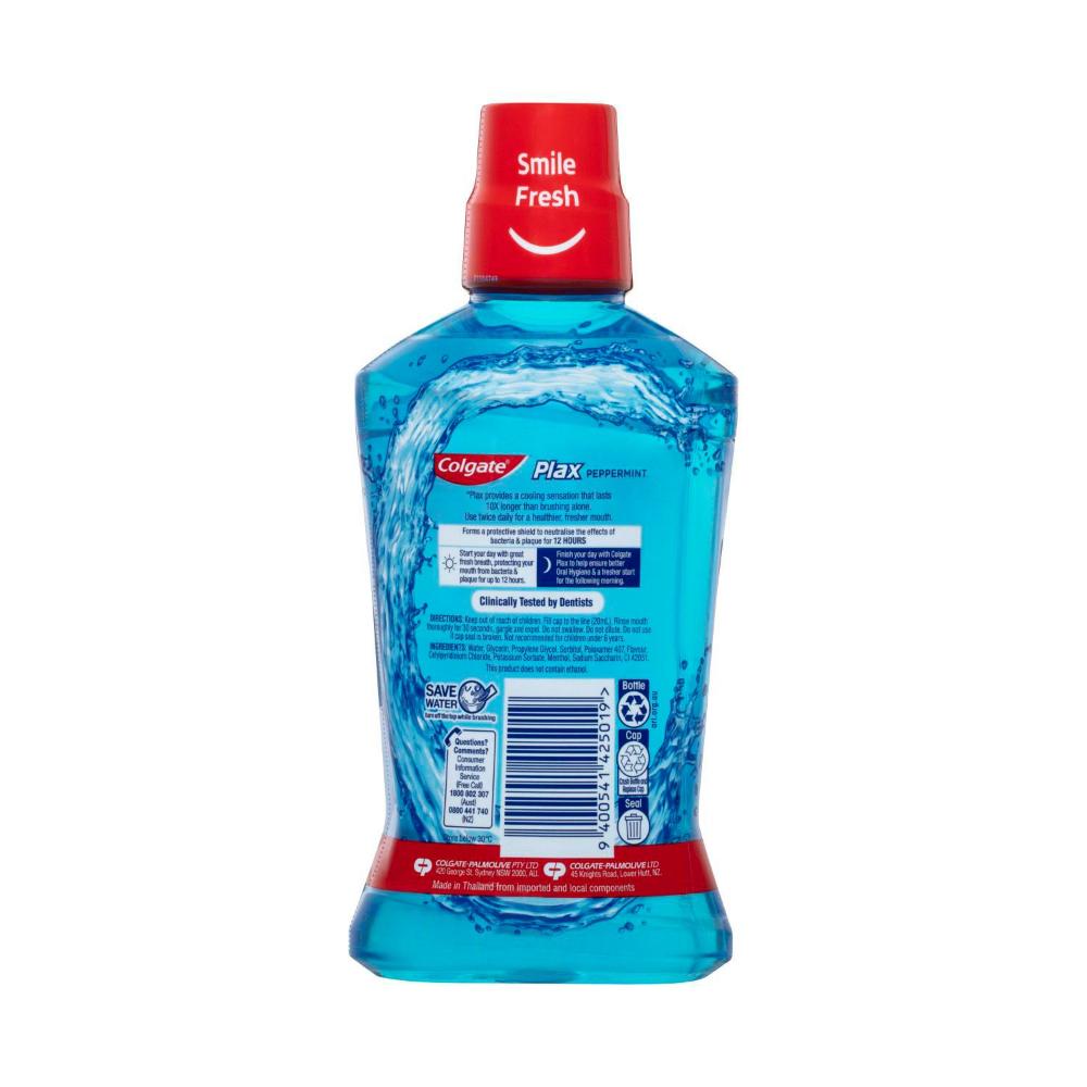 Colgate Plax Peppermint Dental Mouthwash - 500mL