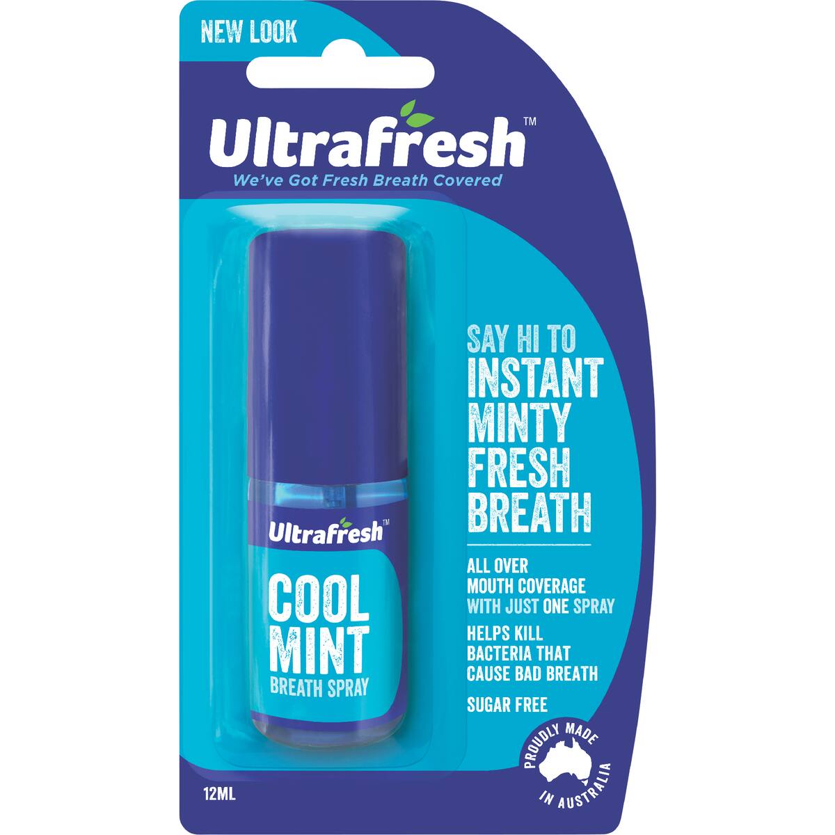 Ultrafresh Breath Fresheners Cool Mint Spray 12ml