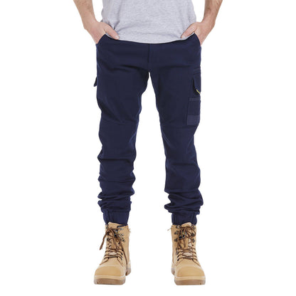 Tradie Mens Skinny Cuff Pants - Navy - 380 x 730mm