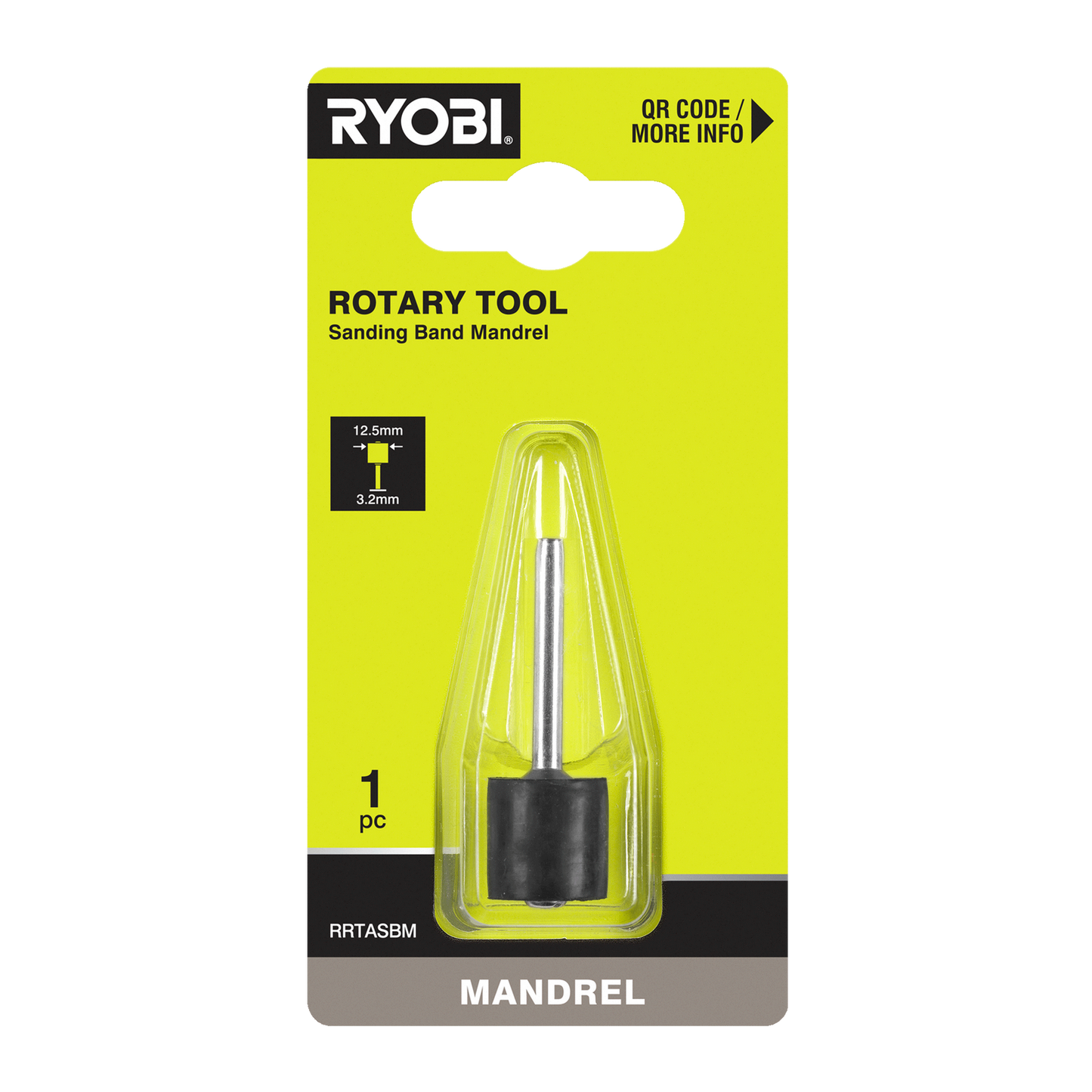 Ryobi Rotary Sanding Band Mandrel - 12.5mm