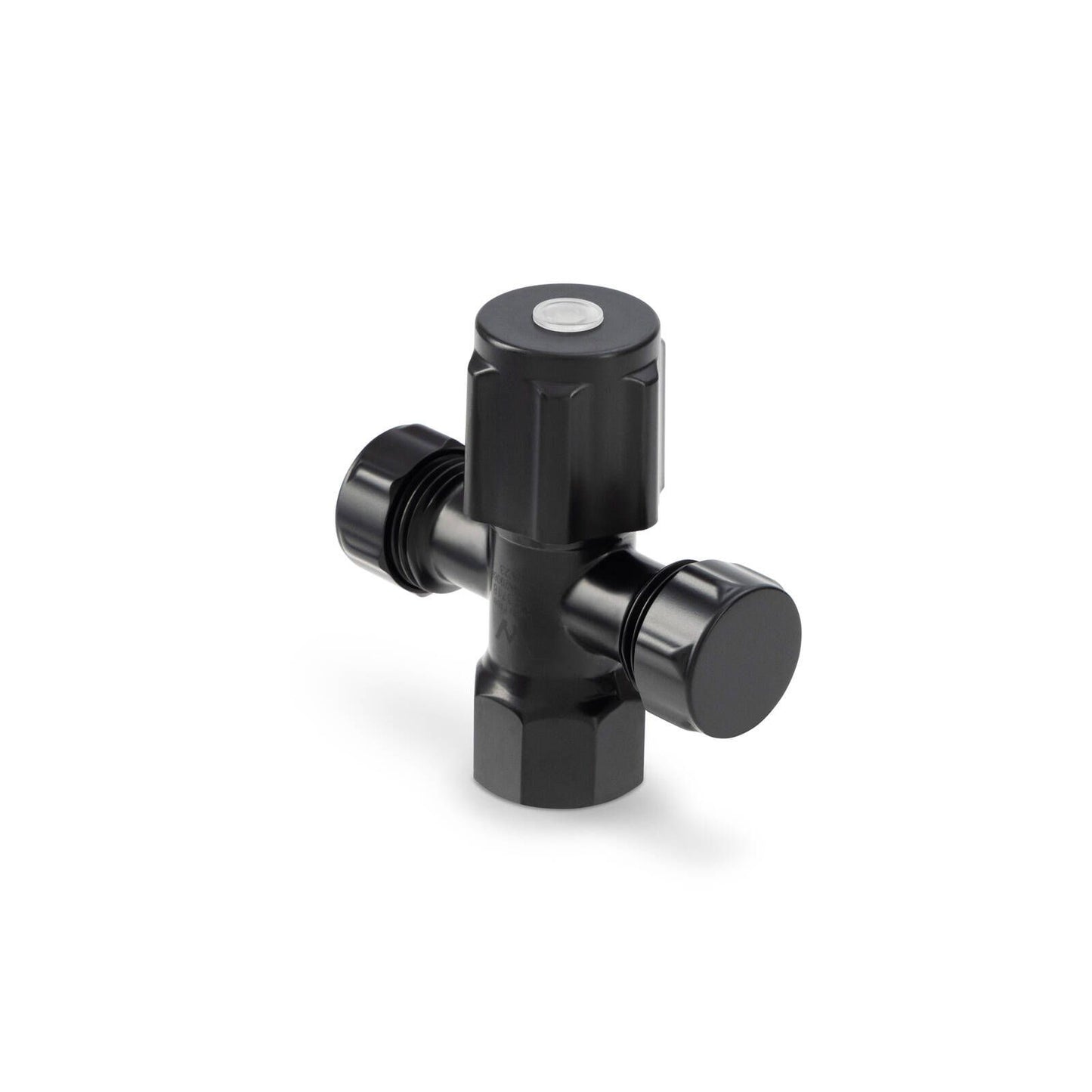Brasshards 2 Way Cistern Tap - 15 x 15mm - Black Matt